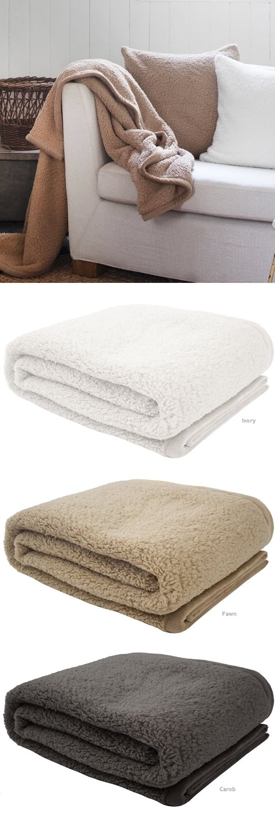 Teddy Throws by Bambury – Cottonbox Pty Ltd
