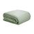 Cotton Waffle Sage Blankets by Bambury