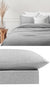 Jersey Soft Grey Quilt Cover Set and Sheets by Bas Phillips