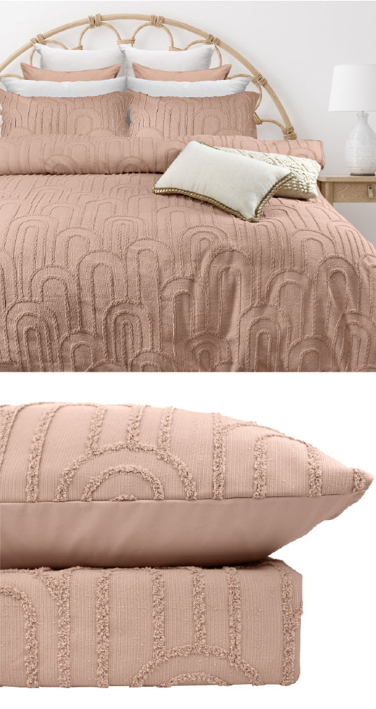 Azure Tufted Quilt Cover Set by Bas Phillips Cottonbox Pty Ltd