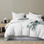 Belgium Linen White Quilt Cover Set by Bas Phillips