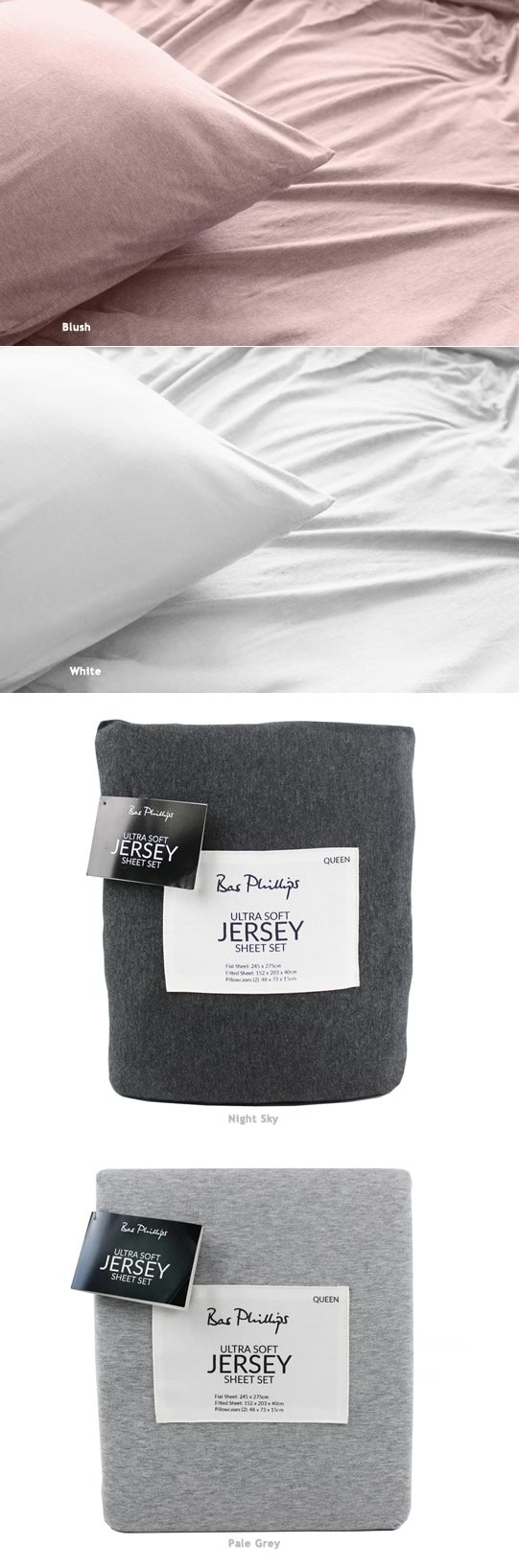 Premium Jersey Sheet Set by Bas Phillips – Cottonbox Pty Ltd
