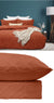 Kalinda Coral Haze Tufted Quilt Cover Set by Bas Phillips
