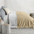New York Ribbed Taupe Blankets by Bas Phillips