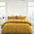 Santiago Cotton Waffle Ginger Quilt Cover Set by Bas Phillips