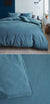 Organic Cotton Basic Blue Bed Linen by Bedding House