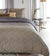 Points And Lines Natural Bedlinen by Bedding House