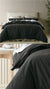 Acacia Charcoal Quilt Cover Set by Bianca