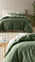 Acacia Olive Quilt Cover Set by Bianca