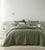 Bari Green Bedspread Set by Bianca