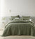 Bari Green Bedspread Set by Bianca