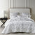 Leona White Bedspread Set 4pce by Bianca