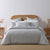 Pesaro Grey Marle Quilt Cover Set by Bianca