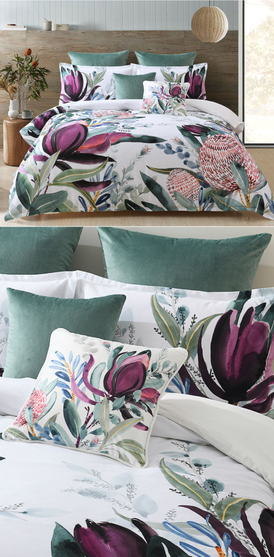 Protea Quilt Cover Set by Bianca Cottonbox Pty Ltd