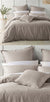 Wellington Oatmeal Quilt Cover Set by Bianca