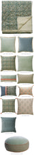 Figue Quilt And Cushions by Canvas