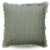 Indira Fringe Minty Cushion by Canvas