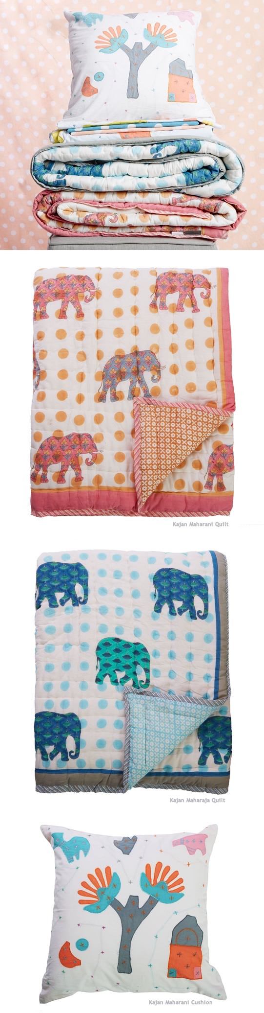 Kajan Maharaja Quilt (180 x 210cm) by Canvas – Cottonbox Pty Ltd