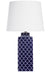 Moroccan Navy Lamps by Canvas