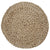 Paloma Grey Round Jute Placemat by Canvas