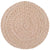Paloma Peach Round Jute Placemat by Canvas