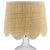Scallop Raffia Natural Lamp Shade by Canvas