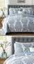 Kavala Blue Coverlet Set by Linen & Thread