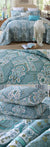 Marrakesh Teal Coverlet Set by Linen & Thread
