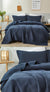 Diamond Navy Bedspread Set by Classic Quilts