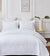 Embroidered Vivid White Bedspread by Classic Quilts