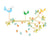 Enchanted Neutral Blue Branch by Cocoon Couture