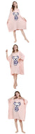 Kooky Koala Pink Bamboo Sleep Tee by Cottonbox