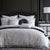 Alexander Silver Quilt Cover Set by Davinci