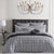 Constantine Gunmetal Quilt Cover Set by Davinci