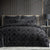 Imperial Black Quilt Cover Set by Davinci