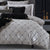 Julienne Platinum Quilt Cover Set by Davinci