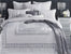 Massimo Silver Bed Linen by Davinci