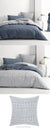 Meiko Navy Quilt Cover Set by Deco