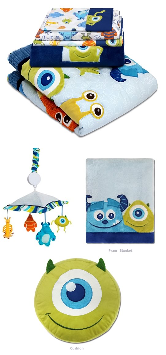 monsters inc crib bedding Monsters Inc 5 Piece Cot Set by Disney Baby – Cottonbox Pty Ltd