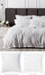 Antoine White Quilt Cover Set by Linen House