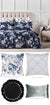 Jardin Navy Quilt Cover Set by Linen House