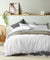 White Linen Quilt Cover Set by Accessorize