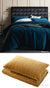Chevron Quilted Velvet Bedding by Accessorize