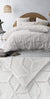 Dreamweaver White Quilt Cover Set by Accessorize