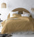 Gypsy Ochre Tassel Quilt Cover Set by Accessorize