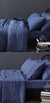 Linen Indigo Quilt Cover And Sheets by Accessorize