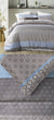 Tamar Blue Comforter Set by Accessorize