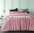 Smokey Rose Velvet Quilt Cover Set by Accessorize