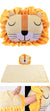 Lion Novelty Cushion And Throw by Happy Kids
