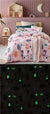 Miaow Glow In The Dark Quilt Cover Set by Happy Kids